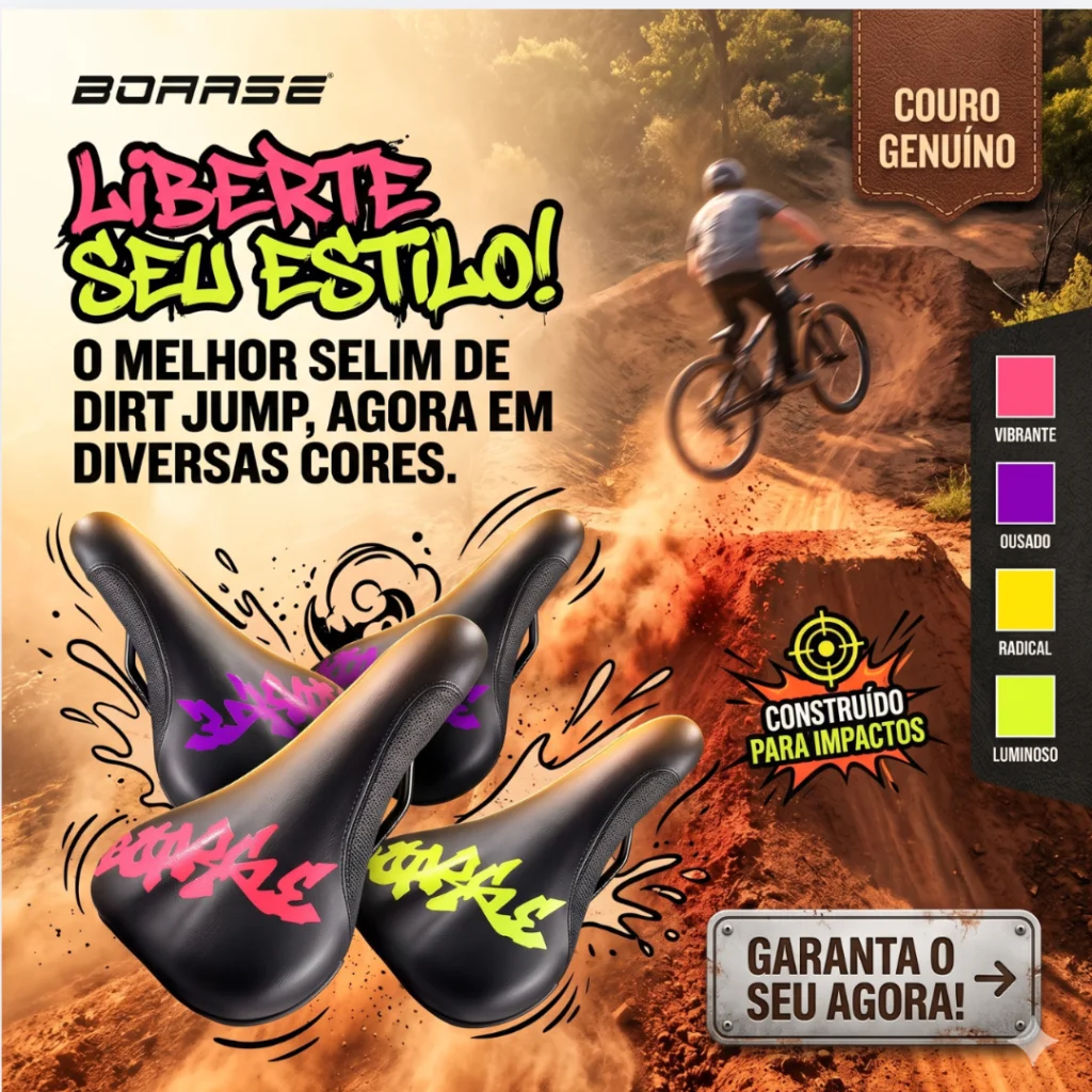 SELIM BOARSE DIRT JUMP COURO VARIAS CORES
