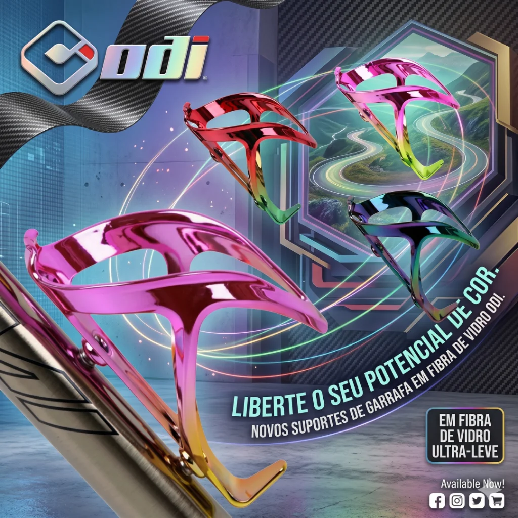 SUPORTE GARRAFA ODI FIBRA DE VIDRO VARIAS CORES