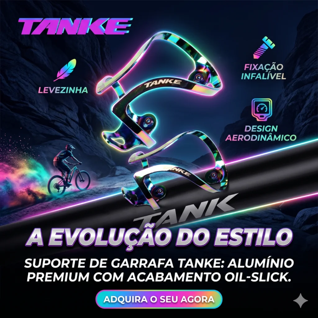 SUPORTE GARRAFA TANKE ALUMINIO VARIAS CORES