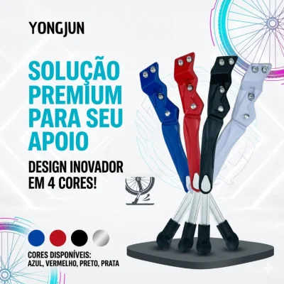 SUPORTE YONGJUN APOIO BICICLETA VARIAS CORES