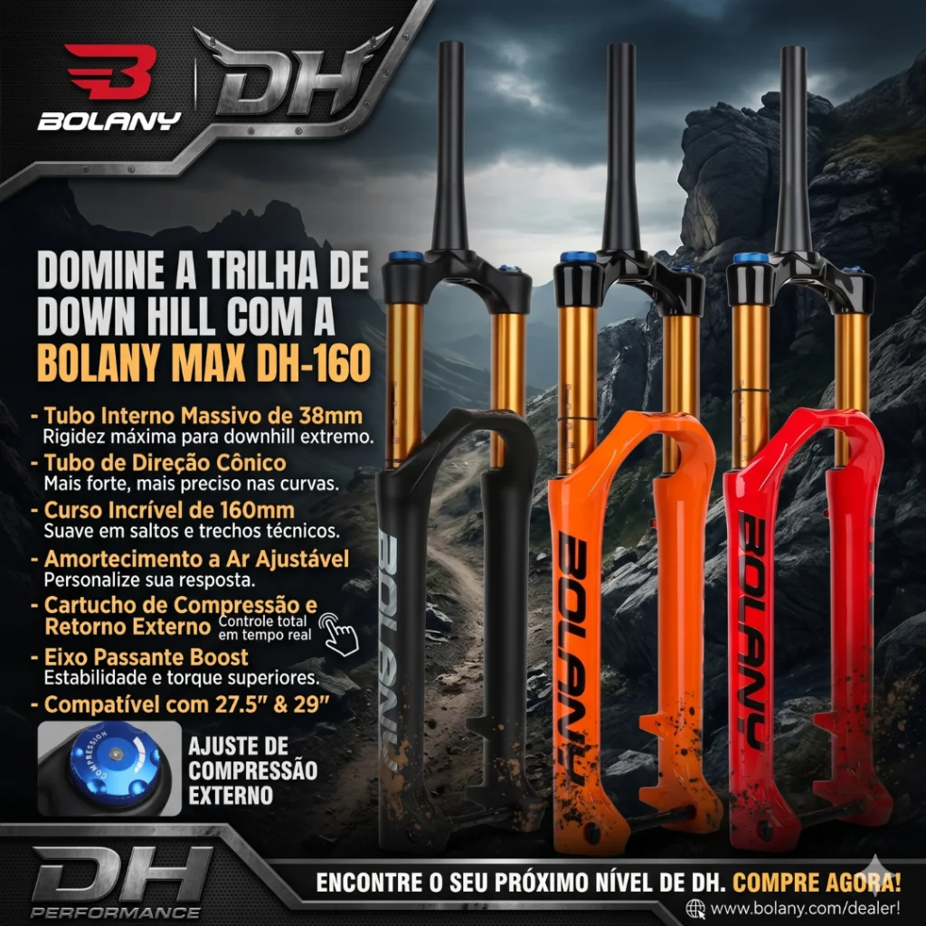 SUSPENSAO BOLANY DH CONICO 38MM 160MM 15*110MM R29