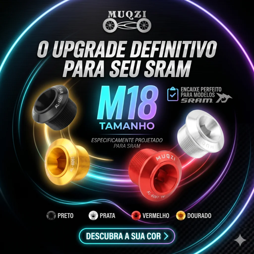 TAMPA MUQZI M18 PARA SRAM VARIAS CORES