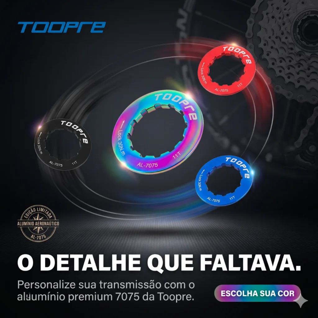 TAMPA CATRACA TOOPRE VARIAS CORES