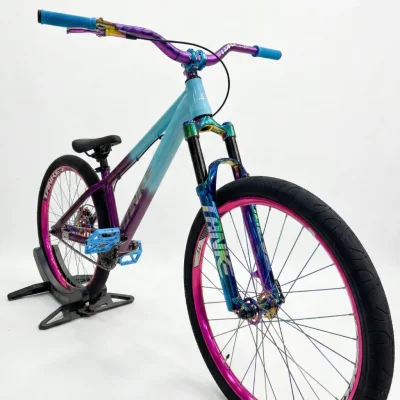 BICICLETA TANKE TK3 DIRT JUMP FREERIDE - PURPLE / BLUE
