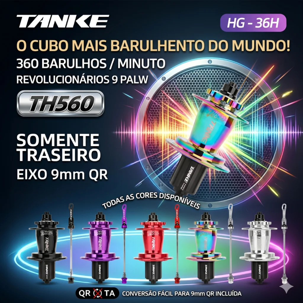 CUBO TANKE TH560 TRASEIRO 36H VARIAS CORES