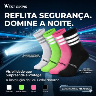 MEIA WEST BIKING REFLETIVA VARIAS CORES